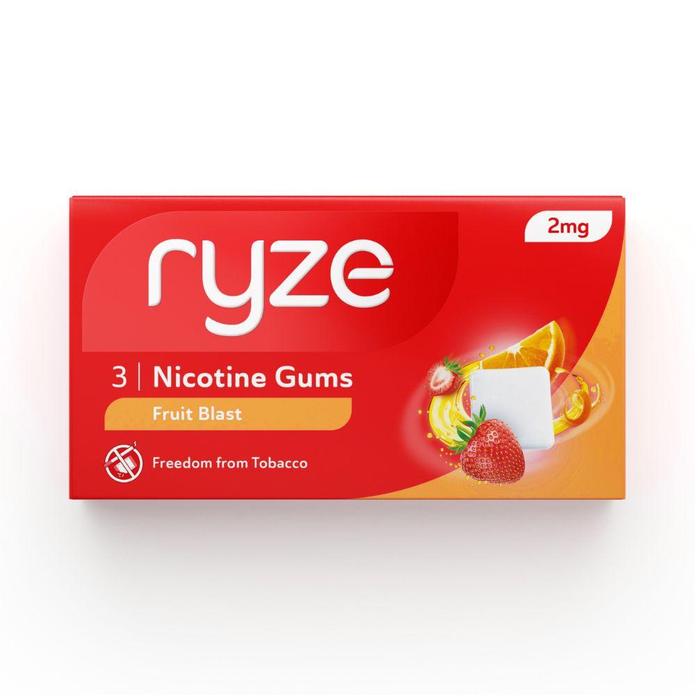 RYZE Gums (Fruit Blast) - 3 Gums