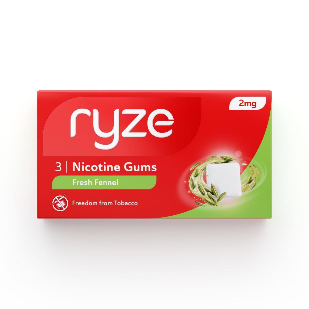 RYZE Gums (Fresh Fennel) - 3 Gums