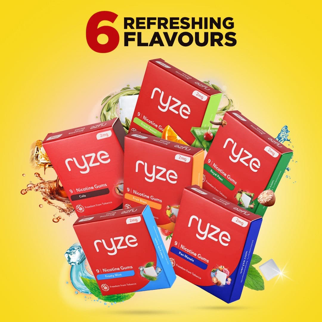RYZE Pack - All 6 favours in 1 - Pack of 8