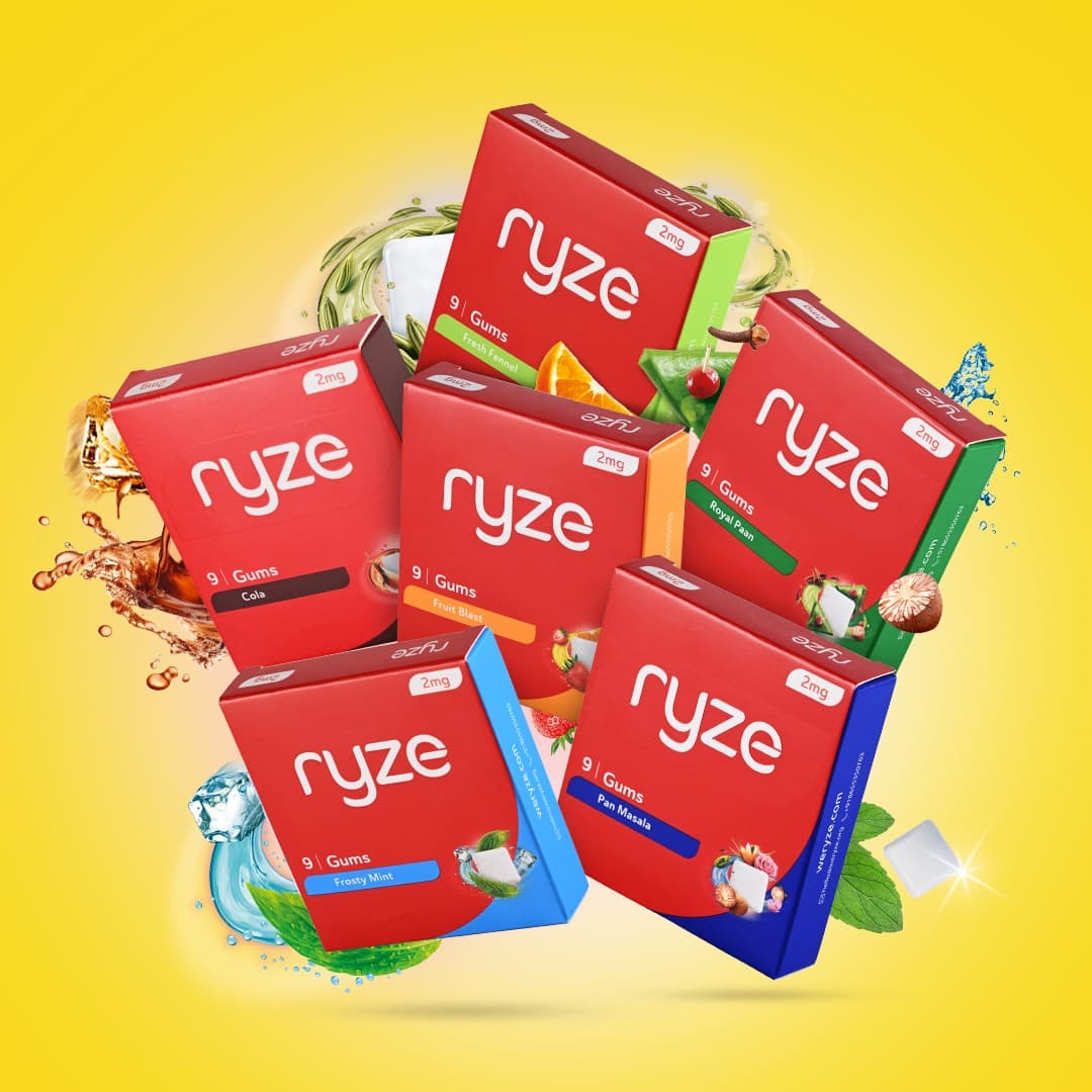 RYZE Assorted Flavours - Pack of 6