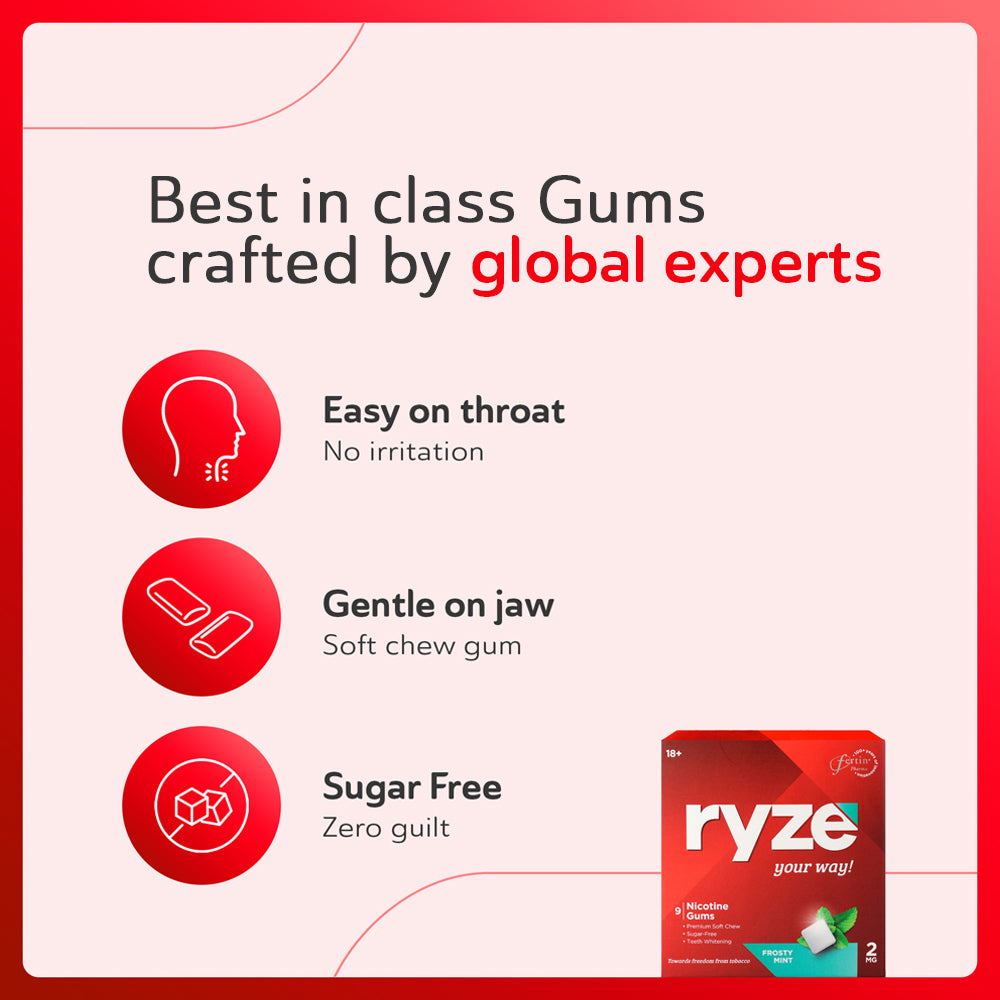 RYZE Gums Assorted Packs (60 Gums)