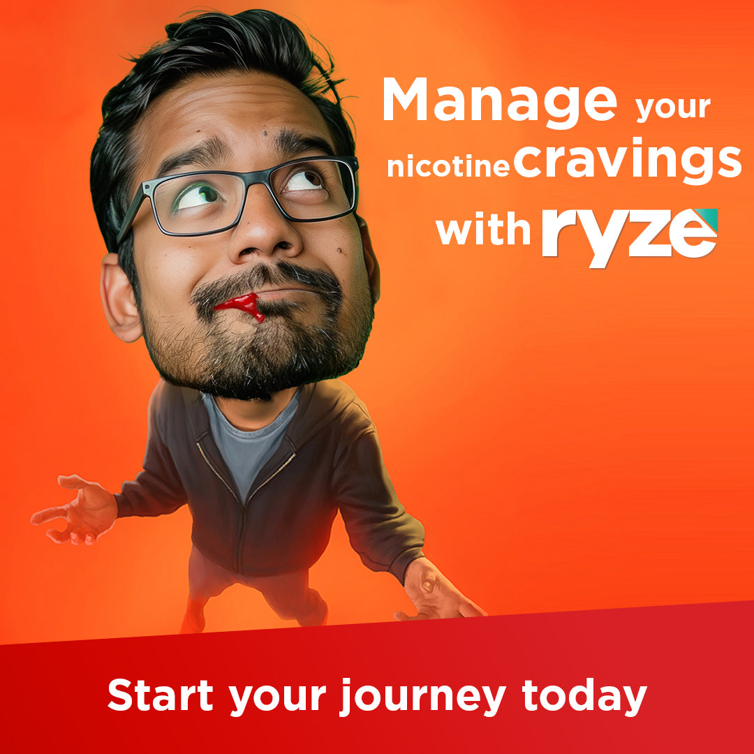 RYZE Nicotine Gums Assorted Packs (96 Gums)