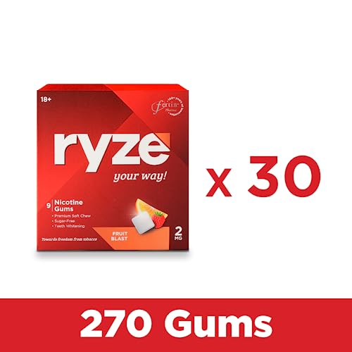 RYZE Gums Fruit Blast Flavor - 2mg