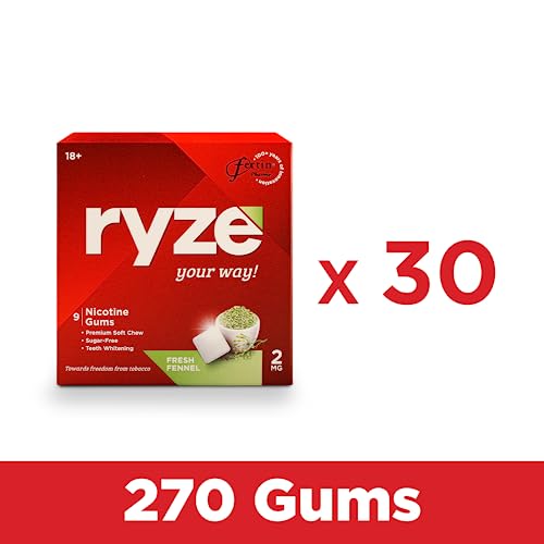 RYZE Gums Fresh Fennel Flavor - 2mg