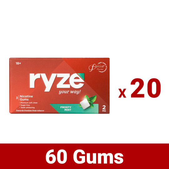 RYZE Gums Frosty Mint Flavour - 2mg