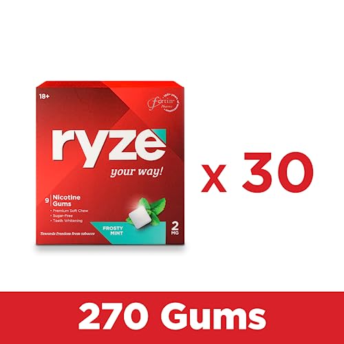 RYZE Gums Frosty Mint Flavour - 2mg