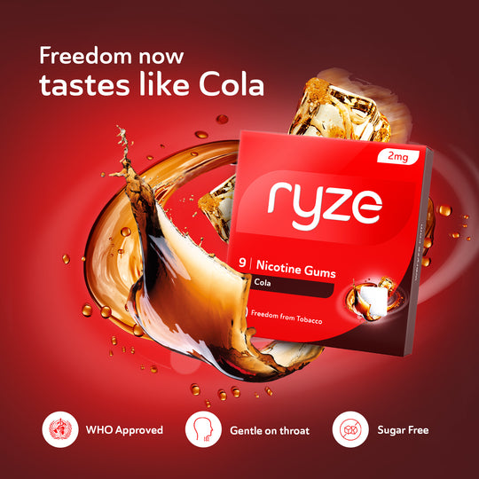 RYZE Gums Cola Flavor - 2mg