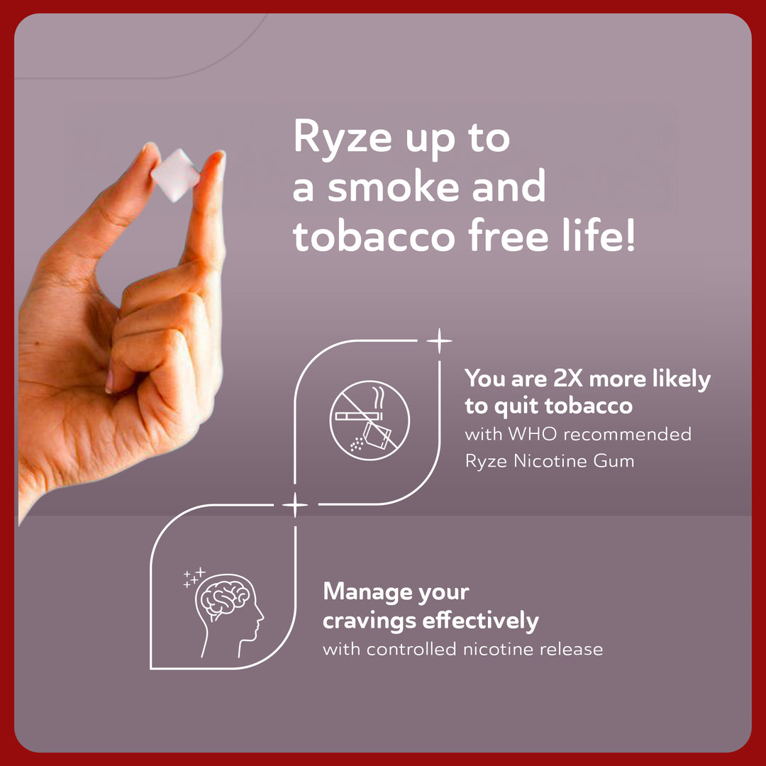 RYZE Nicotine Gums - 4mg