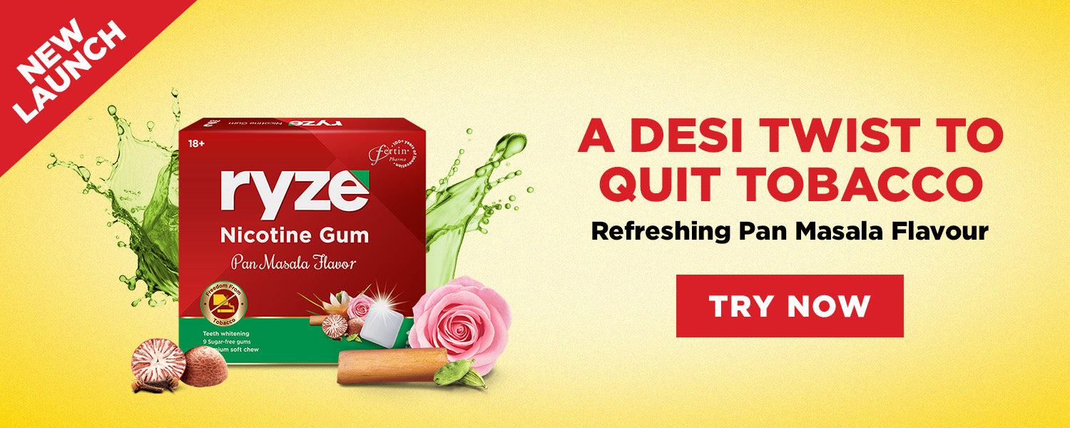 New Launch Ryze Pan Masala Flavor Nicotine Gum