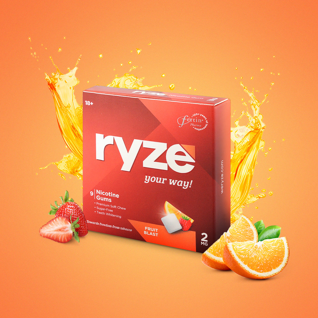 RYZE Gums Fruit Blast Flavor - 2mg