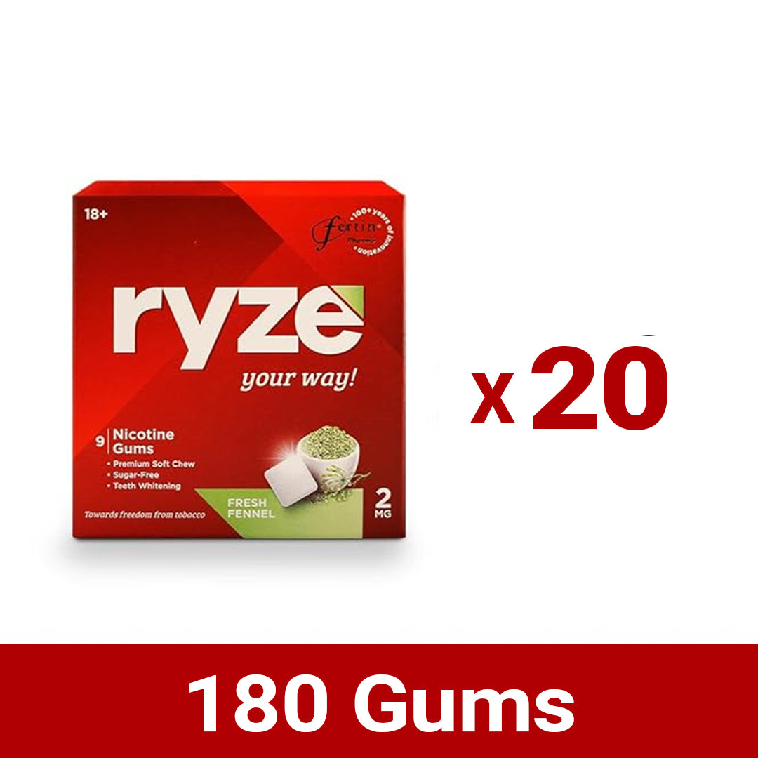 RYZE Gums Fresh Fennel Flavor - 2mg