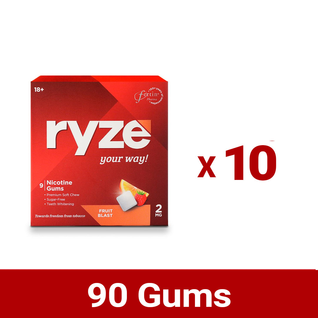 RYZE Gums Fruit Blast Flavor - 2mg