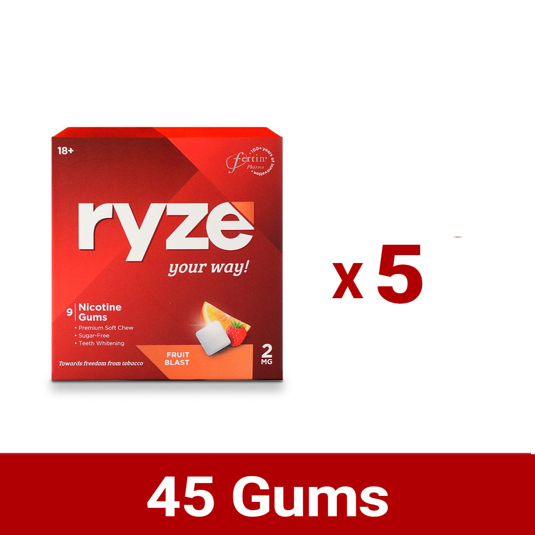 RYZE Gums Fruit Blast Flavor - 2mg